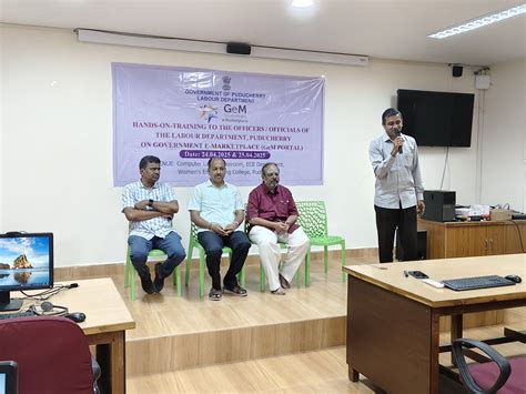 TRAINING ON GEM PORTAL CONDUCTED ON 24.4.2025 AND 25.4.2025 FOR THE ...