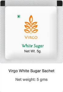 Virgo White Sachet 5 gms x 200 nos Sugar Price in India - Buy Virgo ...