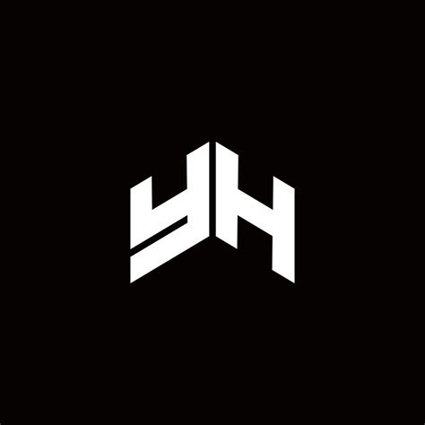 YH Y H Letter Logo Design. Initial Letter YH Uppercase Monogram Logo ...