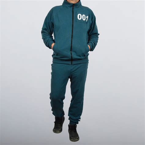 Green Tracksuit With Individual Number. Squid Game Tracksuit. - Etsy