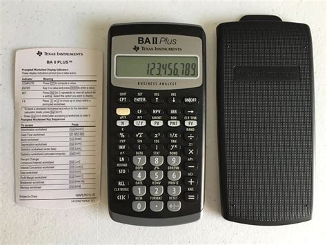 Фінансовий калькулятор BA II Plus Texas Instruments вживаний