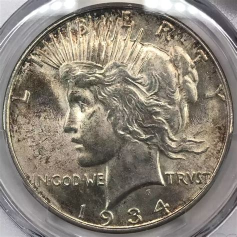 1934-D Peace Silver Dollar PCGS MS-63 - Old Pueblo Coin