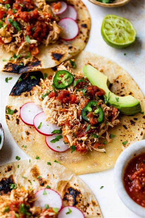 Shredded Chicken Tacos – WellPlated.com