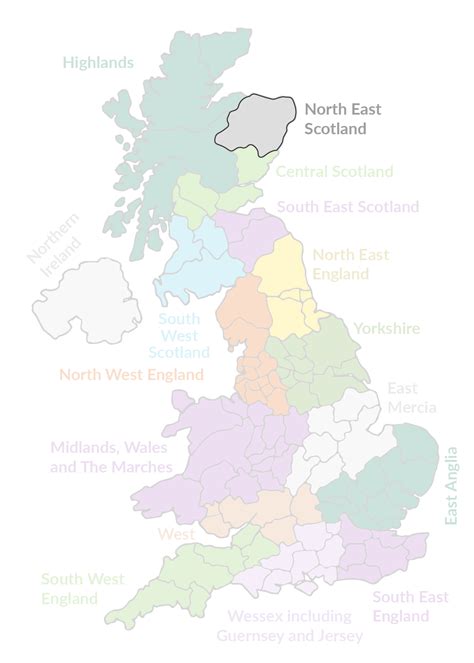 Free printable map of north east scotland, Download Free printable map ...