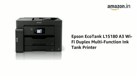 Watch Epson EcoTank L15180 A3 Wi-Fi Duplex Multi-Function Ink Tank ...