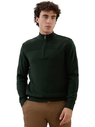 Buy Raymond Men Regular Fit Structure Pattern Acrylic Wool Blend Full ...
