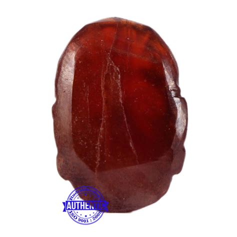 Gomedh / Garnet Hanuman Carving - 1 – Rudra and Sons