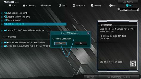 Resetting BIOS on ASRock