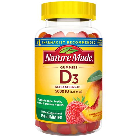 Nature Made Vitamin D3 Gummies (150 ct.) – Emmanta