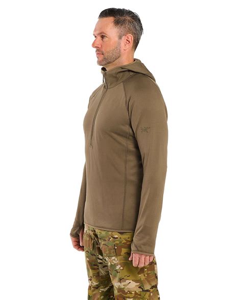 Arc'teryx LEAF Delta AR Half Zip Hoody Crocodile - 29501.Crocodile - TACWRK