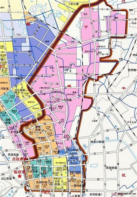 杭州市下城区地图全图,杭州下城区地图全图 - 伤感说说吧