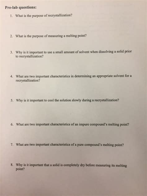 Recrystallization Lab Question 的图像结果