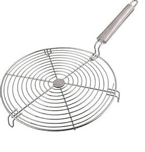 Buy NOHUNT Stainless Steel Round Roaster Jali Griller with Steel Handle ...