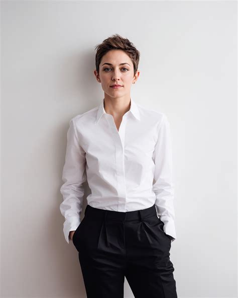 White Dress Shirt with Black Pleated Trousers | Sumissura