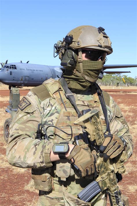 A Combat Controller From No 4 Squadron Prepares For A Training Mission