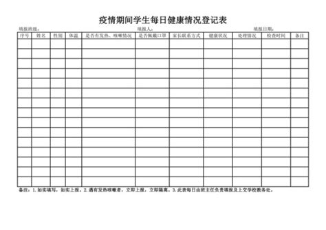 学生登记表-学生登记表图片-学生登记表模板-觅知网