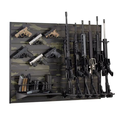 Hold Up Displays Black Camo Gun Wall Bundle HD100-BC - Safe and Vault ...