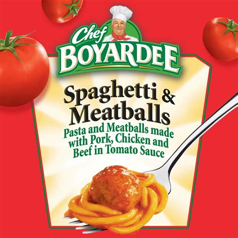 Spaghetti And Meatballs Chef Boyardee