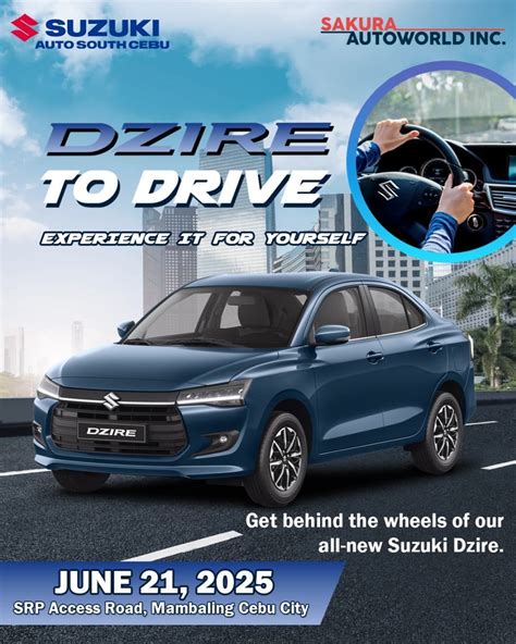 Dzire To Drive, Mambaling, Cebu City, Philippines, 21 June 2025 | AllEvents