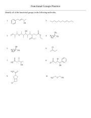 Image result for Functional Group Practice Problems Workbook