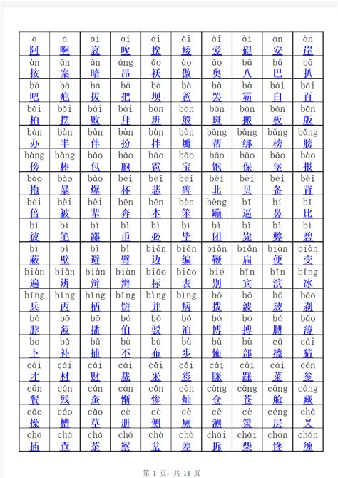 常用汉字5000个 - 文档之家