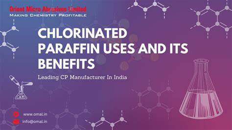 Chlorinated Paraffin Uses And Its Benefits| OMAL LTD