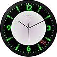 Buy Oreva AQ 1467 Plastic Round Analog Wall Clock with LED Back Light ...