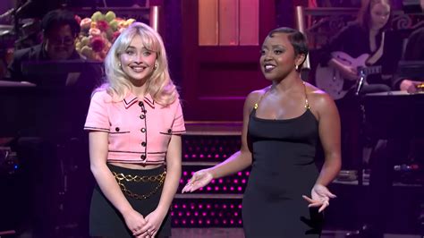 ‘Saturday Night Live’ Highlights: Quinta Brunson With Sabrina Carpenter ...