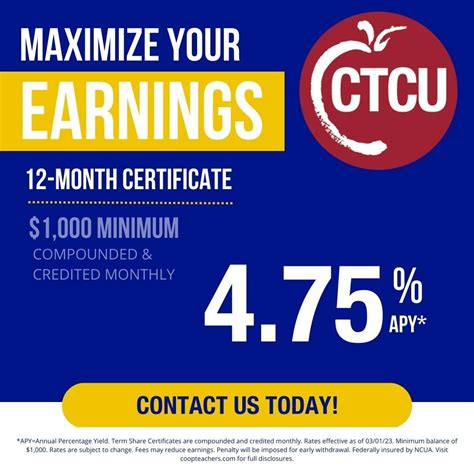 Cooperative Teachers Credit Union (CTCU) on LinkedIn: Let your money do ...