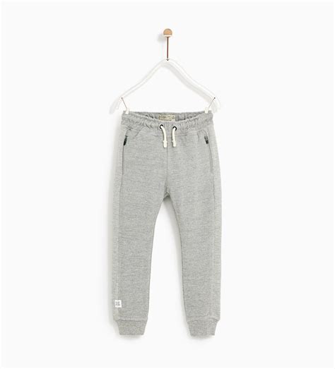 Image 1 of PIQUÉ JOGGING PANTS from Zara | Boy outfits, Kids pants, Zara