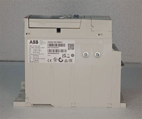 Variable Frequency Drive - ABB VFD ACS355-03E-08A8-4 4KW Service ...