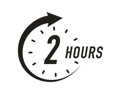 2 hours timer vector symbol black color 25661056 Vector Art at Vecteezy