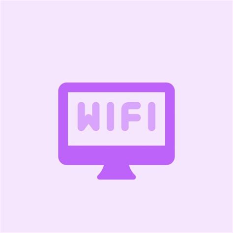 Wi-fi connection activated on desktop Royalty Free Vector