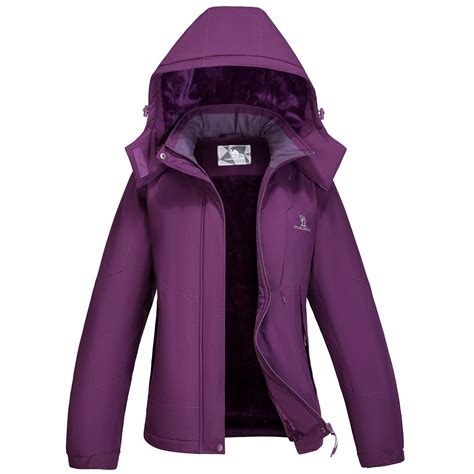 Snapklik.com : CAMEL CROWN Womens Winter Coat Waterproof Ski Jacket