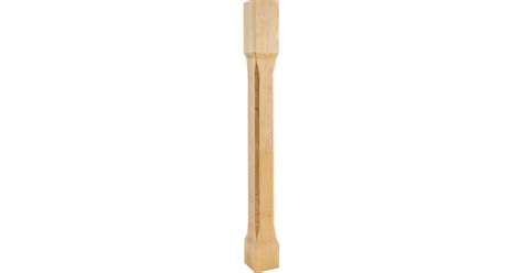 Hardware Resources P74-ALD Post with Chamfer Edge Styling, 35-1/2"H x 3 ...