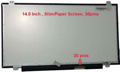 Tulsi Slim Paper LED Screen Panel for Laptop (14", 30 PIN) LED 14 inch ...