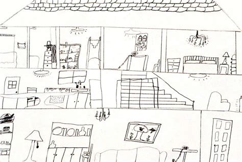 Inside A House Drawing at PaintingValley.com | Explore collection of ...