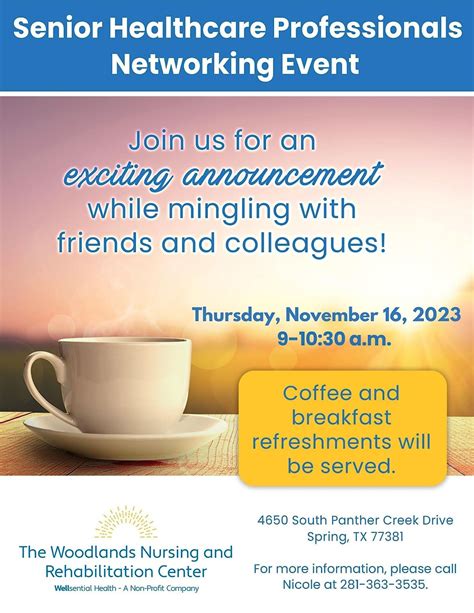 Senior Care Professionals Breakfast, The Woodlands Nursing and ...