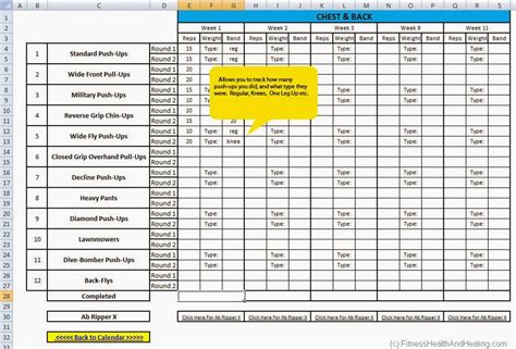 Fitness Workout Program 的图像结果