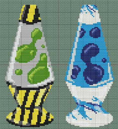 Modern Lava Lamps - Cross Stitch Pattern - Etsy