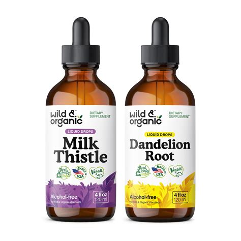 Milk Thistle & Dandelion Root Bundle