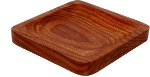 isha traders Sheesham Wooden Tea Coffee Snacks Platter Tray Price in ...