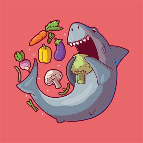 Shark Eating Fish Clipart