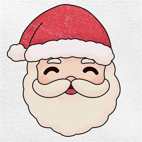 Santa Claus Face Cartoon Images