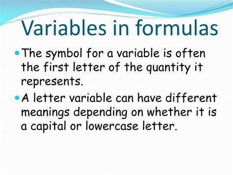 Image result for Formulas and Variables