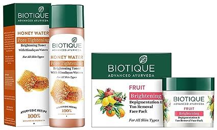 Biotique Bio Fruit Whitening And Depigmentation & Tan Removal Face Pack ...