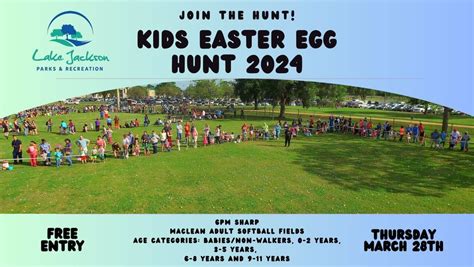Kids Egg Hunt 2024, Lake Jackson Softball Field, 28 March 2024 | AllEvents