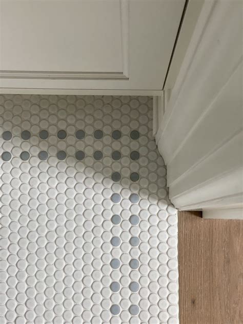 Penny Tiles Bathroom, Penny Tile Floors, Bath Tiles, Hexagon Mosaic ...