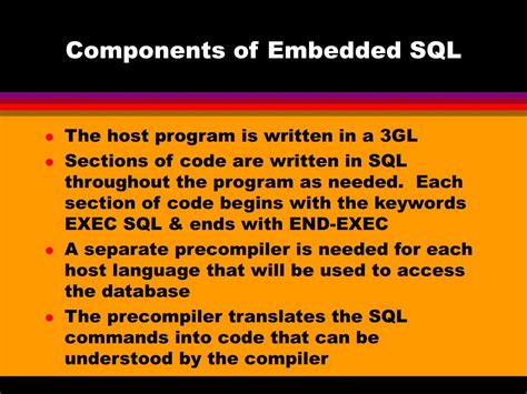 Image result for Embedded SQL