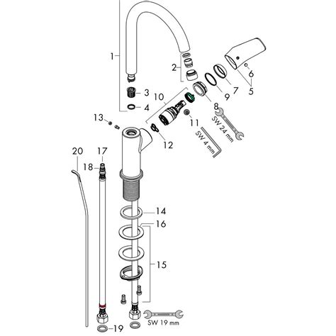 hansgrohe Washbasin mixers: Logis, Single lever basin mixer 210 with ...
